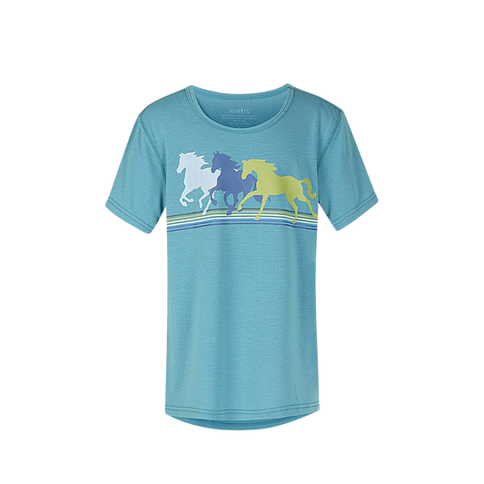 Kerrits Kids Pony Power Tee in Maui Front View