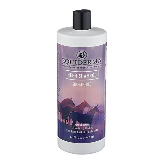 Neem Shampoo for Horses Topical Wound and Skin Care Dark Gray