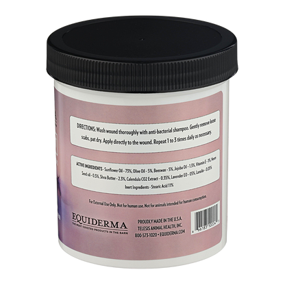 Equiderma Wound Ointment - 16oz Black