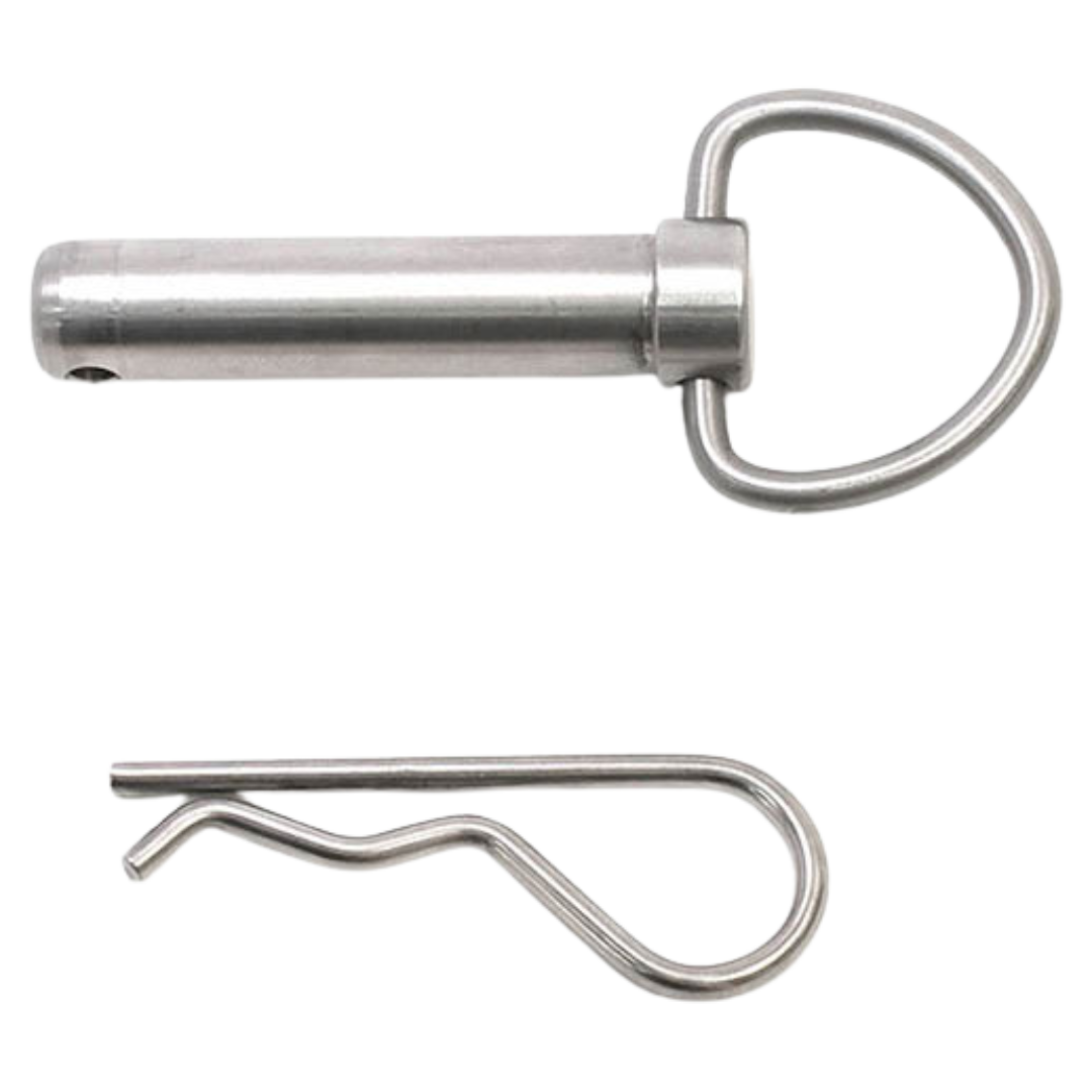 Replacement D-Ring Pin and Safety Clip