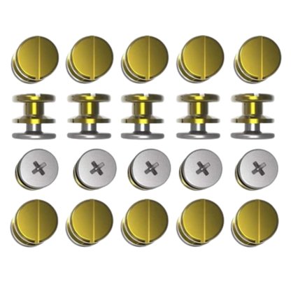 Scoot Boot Hardware Pack Top, Bottom and Side Views