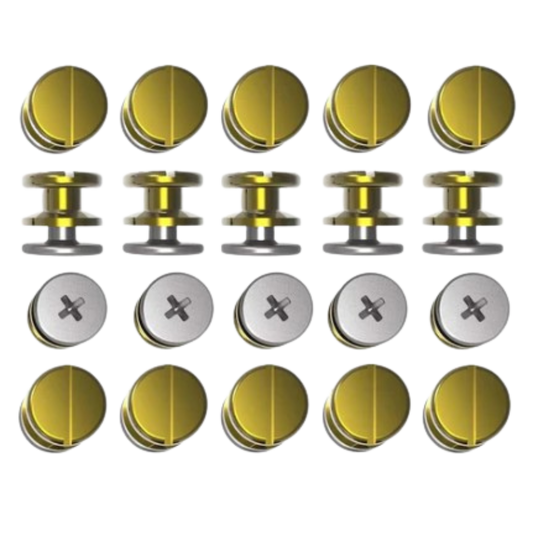 Scoot Boot Hardware Pack Top, Bottom and Side Views