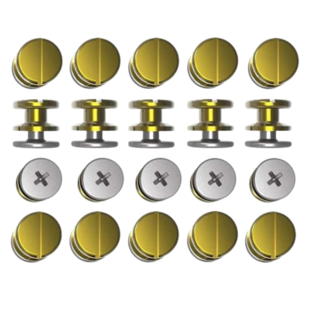 Scoot Boot Hardware Pack Top, Bottom and Side Views