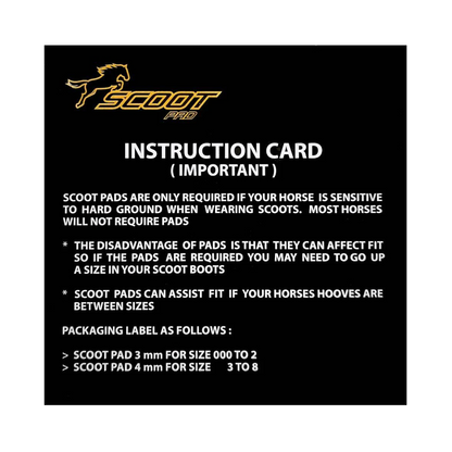 Scoot Boot Conditioning Information