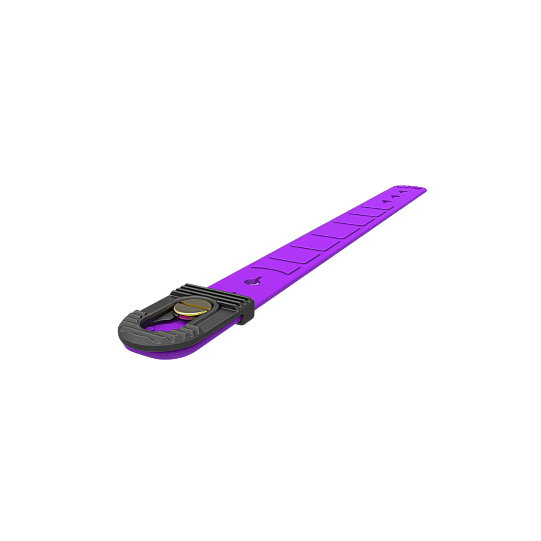 Scoot Boot Pastern Strap Lock on Purple Pastern Strap