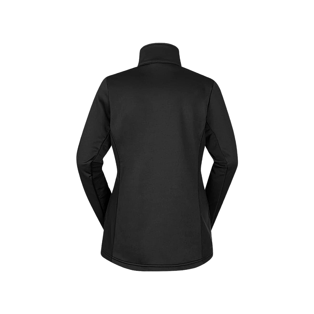 Softshell Riding Jacket in Black Back View