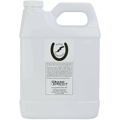 White Lightning Thrush Treatment 64oz Bottle Side View