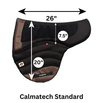 Hybrid Trail Calmatech Ecogold Saddle Pad-Standard Measurements