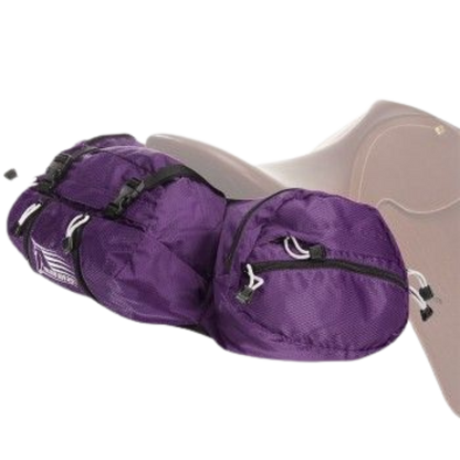 EasyCare Delux Stowaway Cantle Saddle Bag in Purple