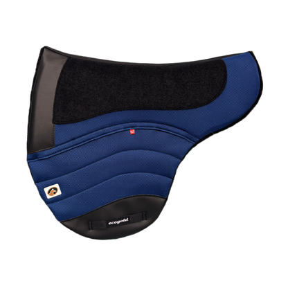 Hybrid Trail Secure Non-Slip Ecogold Saddle Pad - Royal Blue with Black Detail