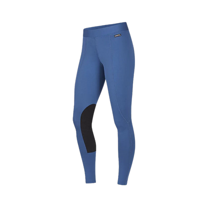 Kerrits Flow Rise Knee Patch Performance Tight Harbor Front View