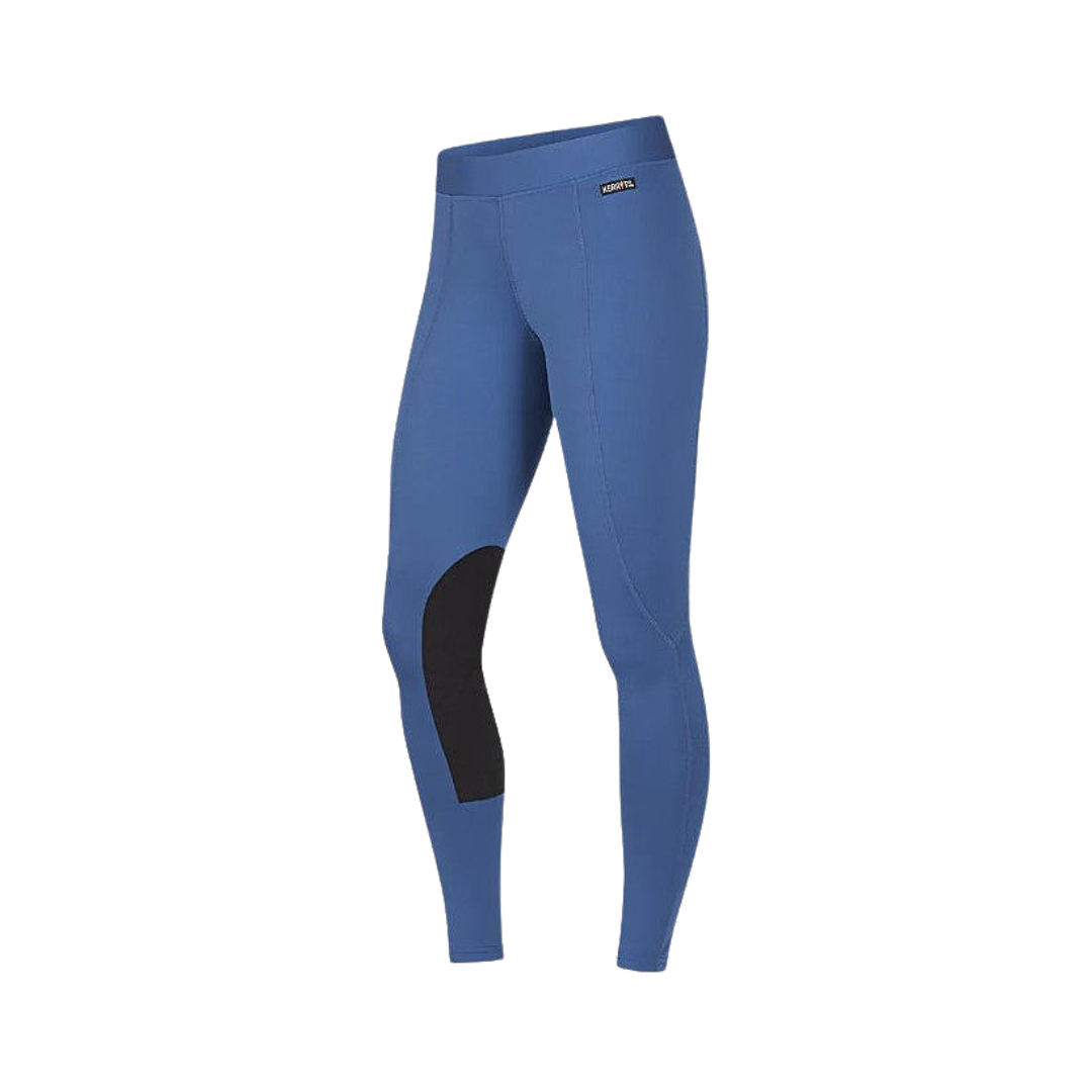 Flow Rise Knee Patch Performance Tight *New Colours* Riding Apparel & Accessories Dark Slate Blue