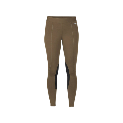 Kerrits Flow Rise Knee Patch Performance Tight Pecan Front View