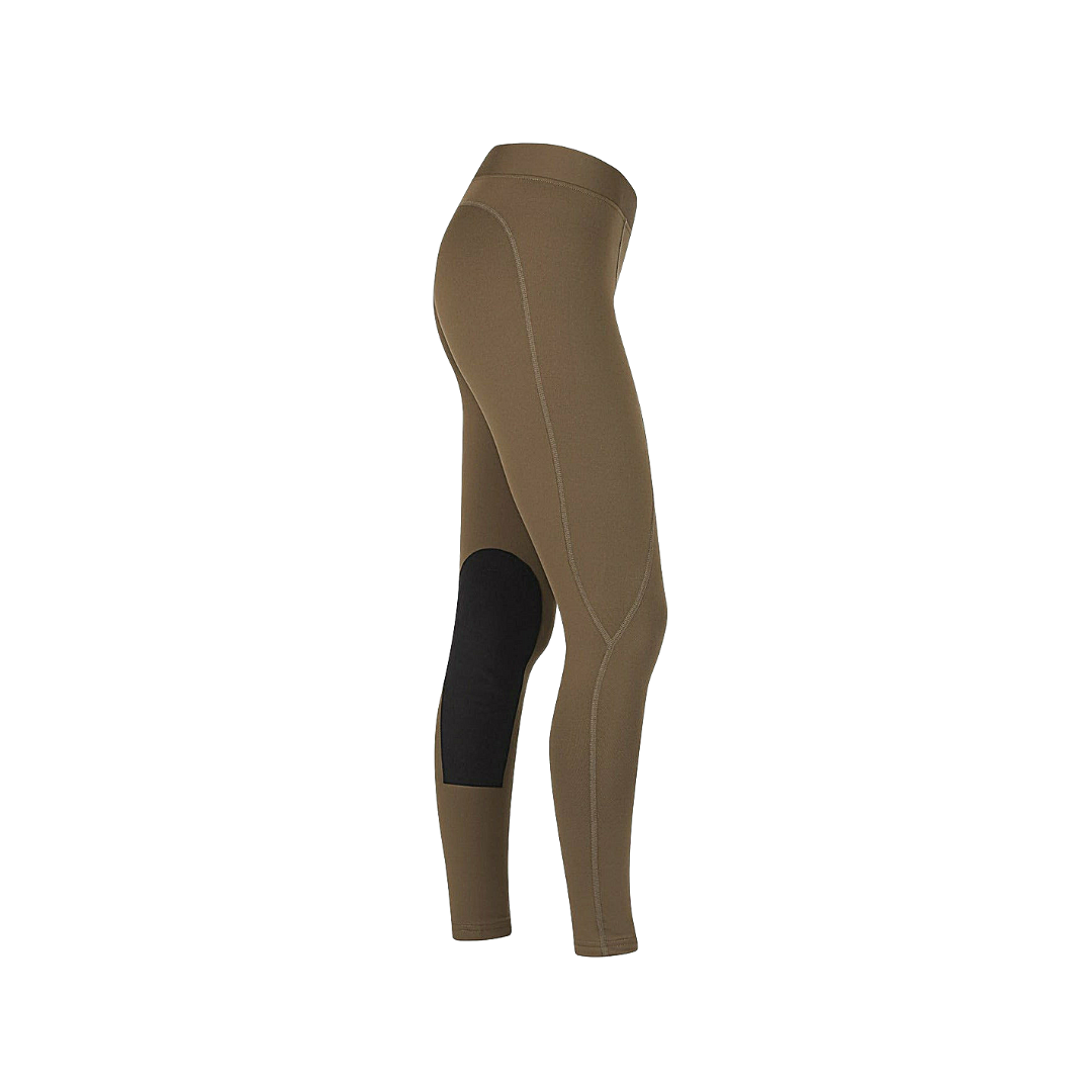 Flow Rise Knee Patch Performance Tight *New Colours* Riding Apparel & Accessories Dark Olive Green