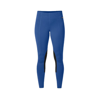 Kerrits Flow Rise Knee Patch Performance Tight True Blue Front View