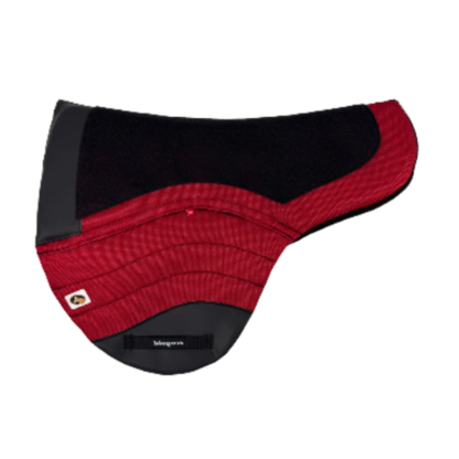 Calmatech Hybrid Saddle pad Red with Black Detail