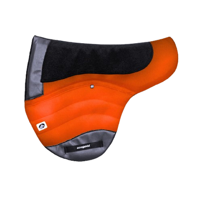 Calmatech Hybrid Saddle pad Orange with Black Detail