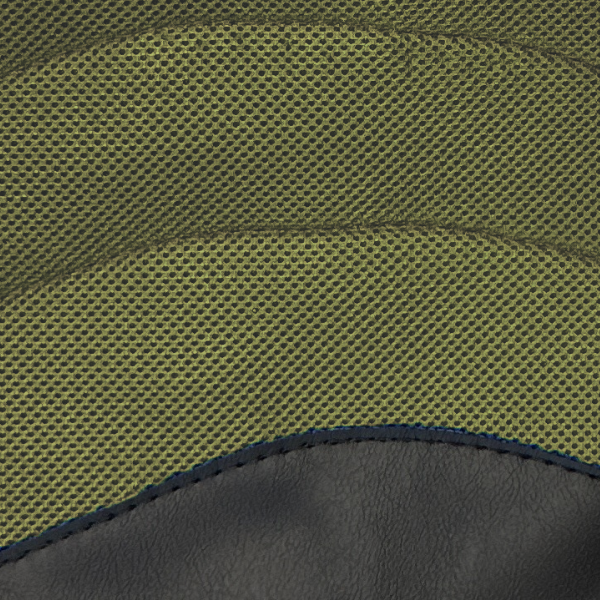Olive on black detail