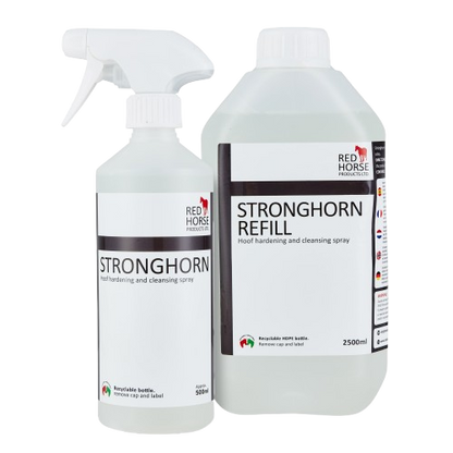 Stronghorn 500ml spray bottle and 2500ml Refill bottle