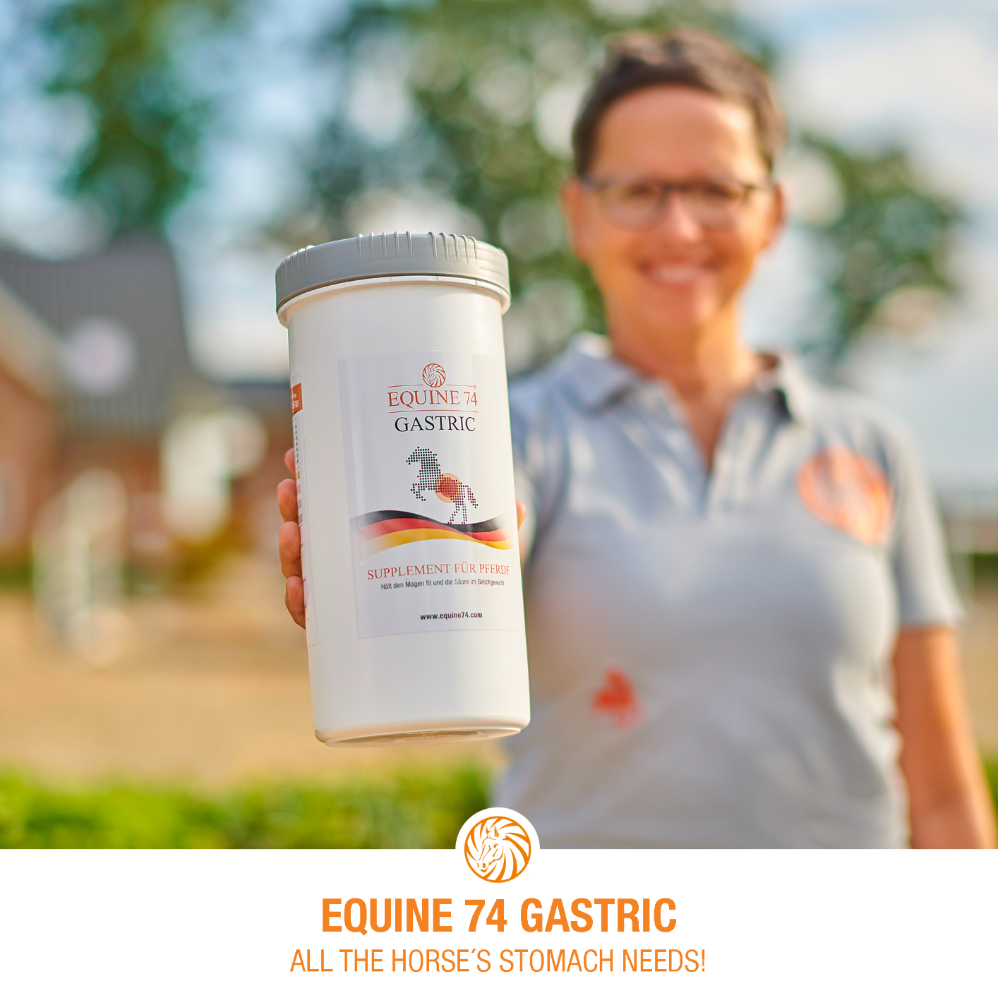 Equine 74 Gastric Digestion Care Dark Gray
