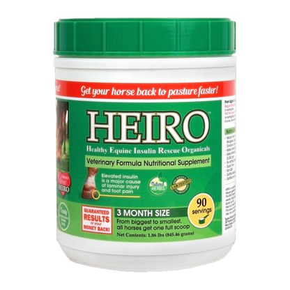 Heiro for Horses - for Insulin  in 90 Day Container