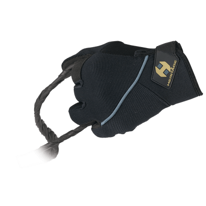 Cavalier Heritage Competition Glove Holding Reins